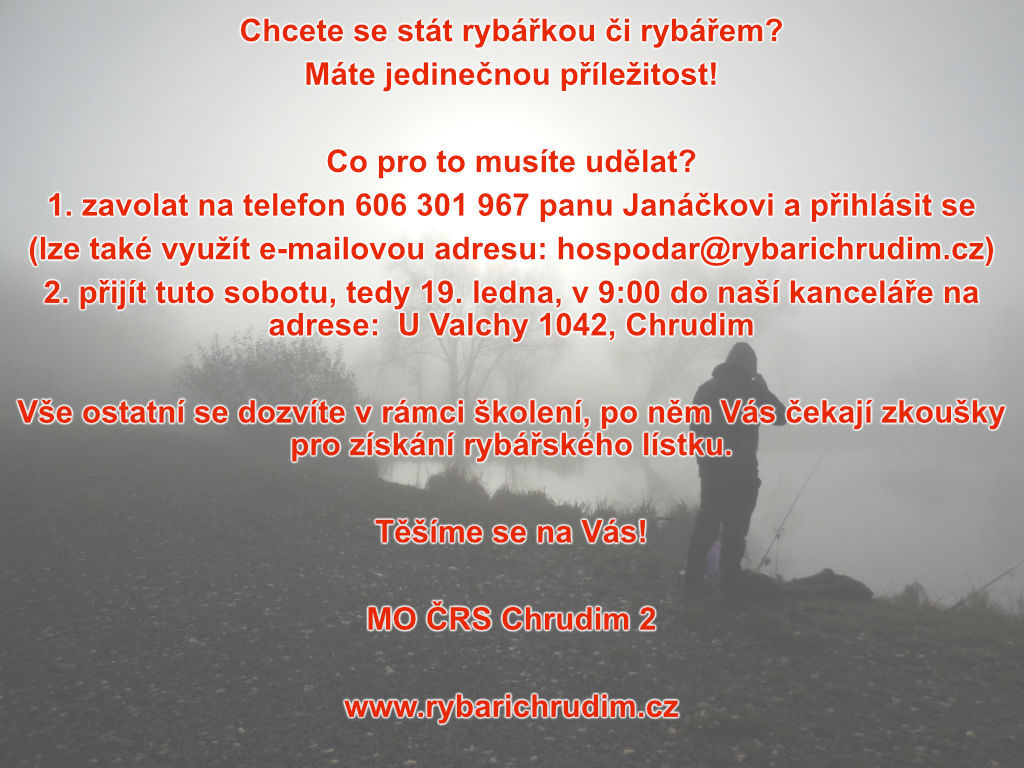 Pozvánka na lednové školení